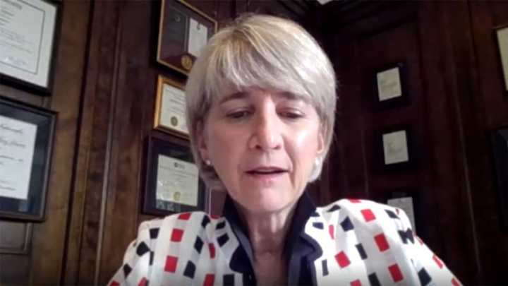 Ohio State President Kristina Johnson Praises Big Ten Decision