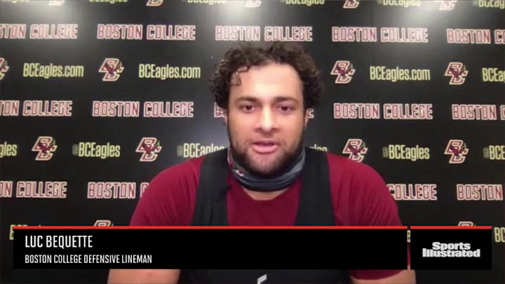 Transfer Luc Bequette Adjusting to Quick Transition at Boston College