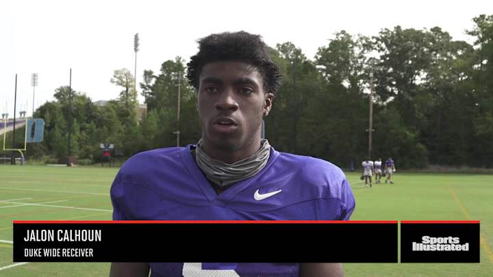 Duke WR Jalon Calhoun Ready to "Make Plays When It Comes My Way"