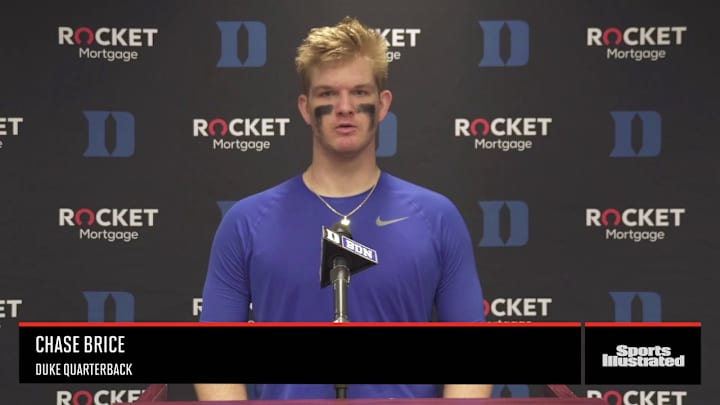 Duke's Chase Brice Enters Transfer Portal