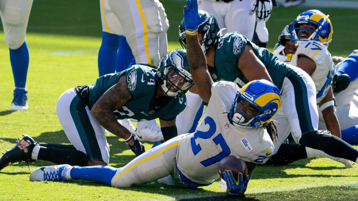 Rams RB Darrell Henderson shows off playmaking ability vs. Eagles