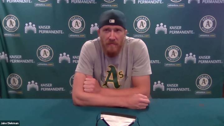 Athletics' Diekman on Having Three Straight Noon Starts: `It's horseshit'