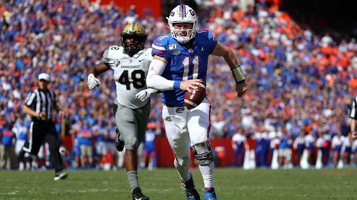 Florida Gators QB Kyle Trask Feels Improved As a Rusher