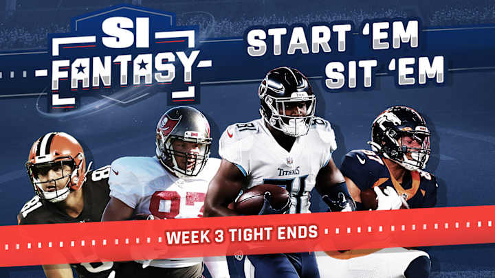 Start 'Em, Sit 'Em Week 3: Tight Ends