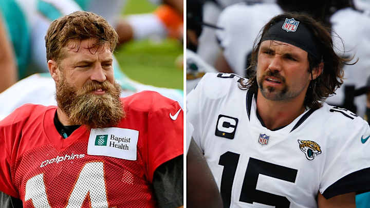 Ryan Fitzpatrick and Gardner Minshew Engaged in War of Words Over Facial Hair