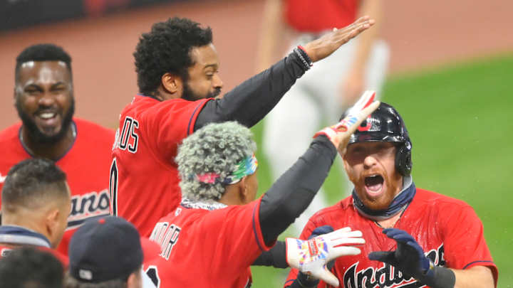 A .190 Hitter Booms Walk-off for Tribe A .190 Hitter Booms Walk-off for Tribe