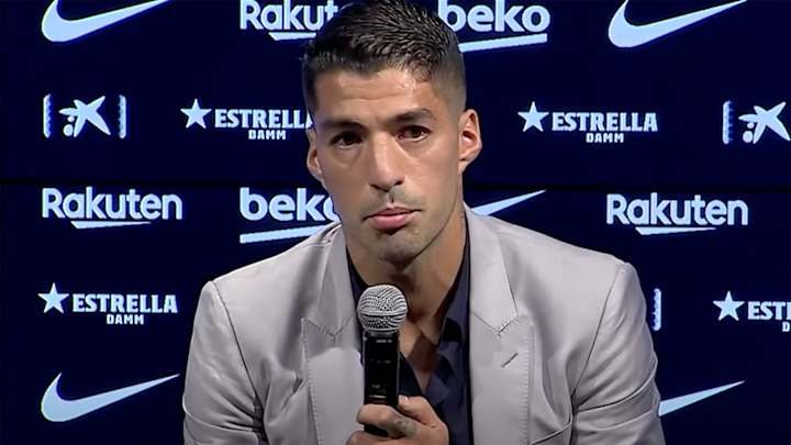 Emotional Suárez Says It's Difficult to Leave Barcelona Emotional Suárez Says It's Difficult to Leave Barcelona