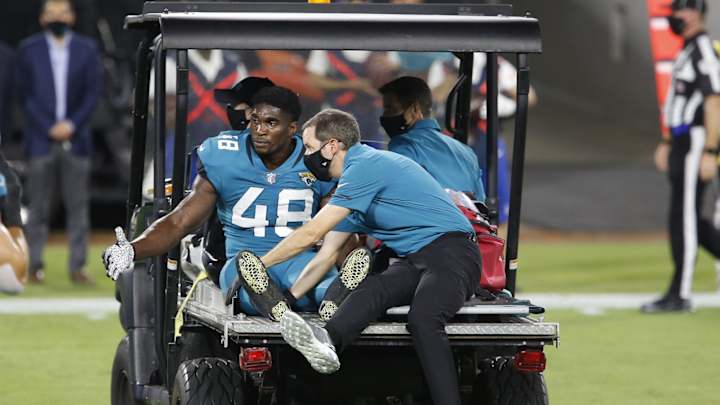 Jaguars LB Leon Jacobs Ruled Out For the Year