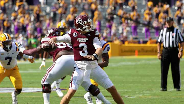 K.J. Costello Breaks SEC's Single-Game Passing Record as Mississippi State Upsets LSU