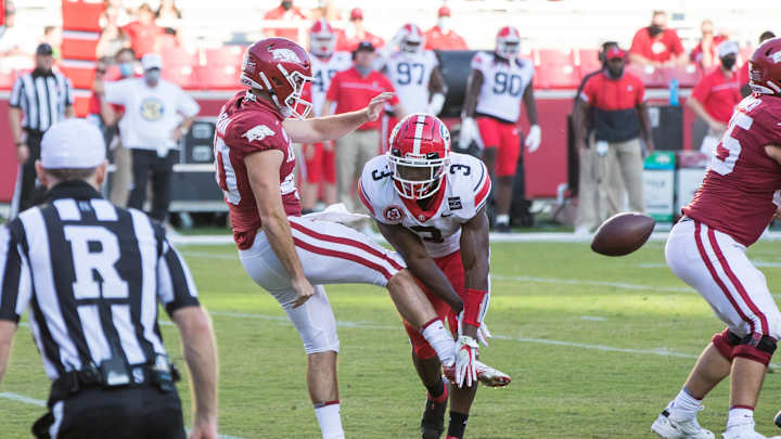 Game grades for Georgia football's victory over Arkansas