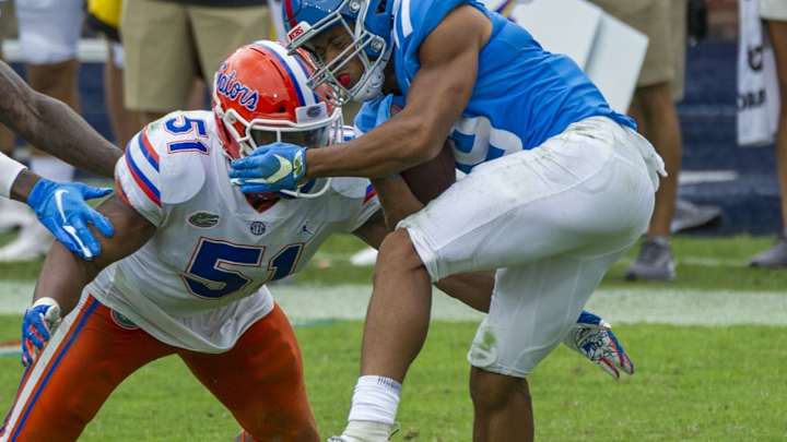 Florida Gators' Brett Heggie, Ventrell Miller Earn SEC Weekly Awards