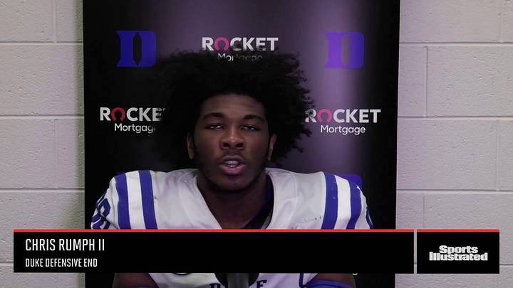 Chris Rumph II on Duke's Lack of Pass Rush Against UVA Chris Rumph II on Duke's Lack of Pass Rush Against UVA