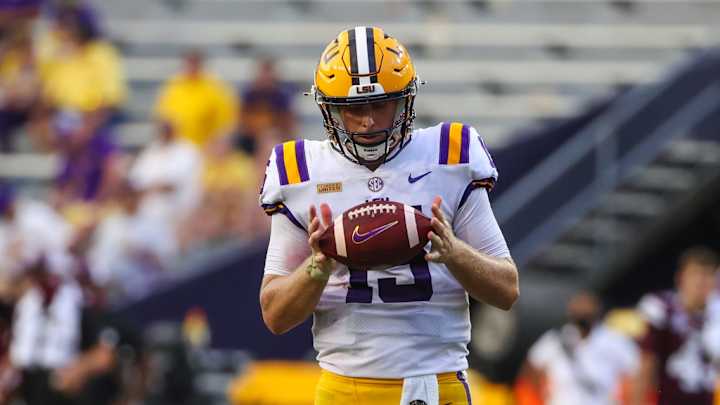 LSU Football Quarterback Myles Brennan “Motivated” to Show Improvements After Week One Loss