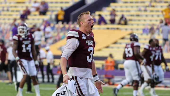 Mississippi State quarterback K.J. Costello selected as SEC Offensive Player of the Week