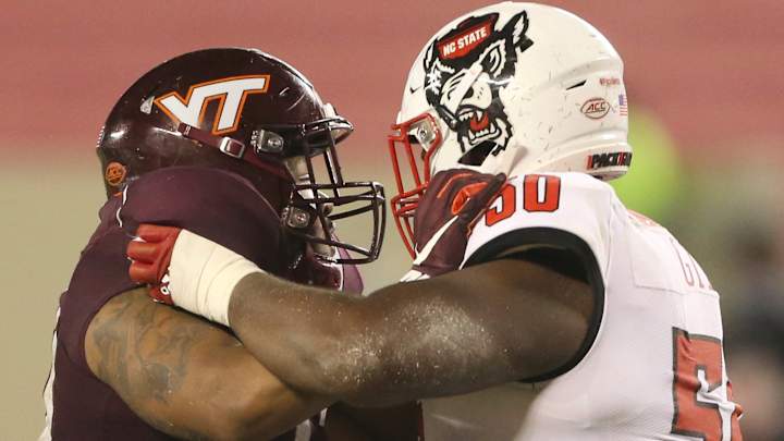 Wolfpack TD Celebration: Hug a Big Guy