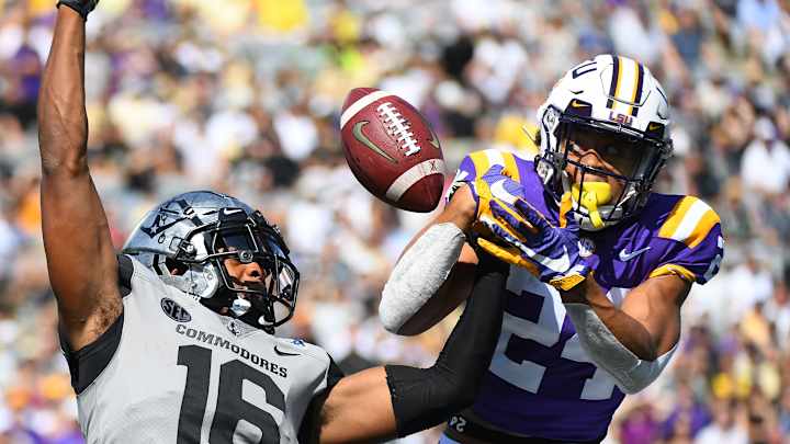 LSU Coach Ed Orgeron Hoping to Have Derek Stingley Back at Practice As Soon As Tuesday