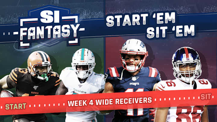 Fantasy Football Start 'Em, Sit 'Em: Week 4 Wide Receivers