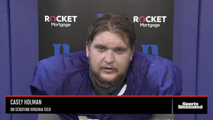 Casey Holman on Duke Vs. Virginia Tech