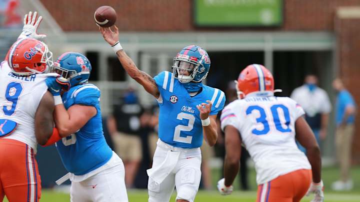 Matt Corral Ranks Top 5 Nationally in CPOE After One Week