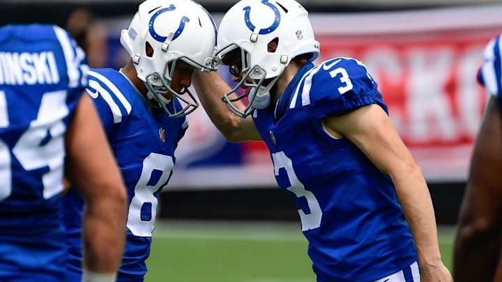Colts See Progress in Punter Rigoberto Sanchez, Rookie Kicker Rodrigo Blankenship Colts See Progress in Punter Rigoberto Sanchez, Rookie Kicker Rodrigo Blankenship