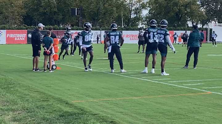 Eagles Thin at WR and CB During Thursday Practice