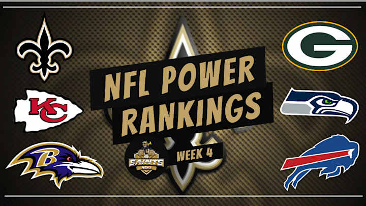 Top 5 NFL Power Rankings in Week 4 Top 5 NFL Power Rankings in Week 4