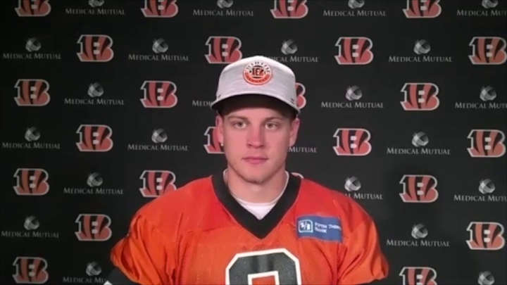 Watch: Joe Burrow on the Bengals' offense, the hits he's taking, A.J. Green and more Watch: Joe Burrow on the Bengals' offense, the hits he's taking, A.J. Green and more