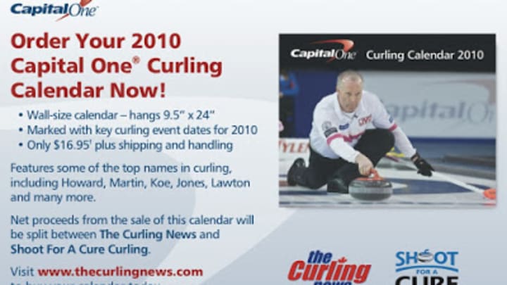 2010 Curling Calendar On Sale