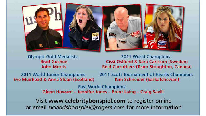 Curling stars for SickKids in Toronto