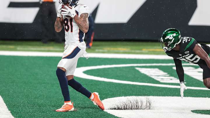 Tim Patrick shined for the Denver Broncos on Thursday night