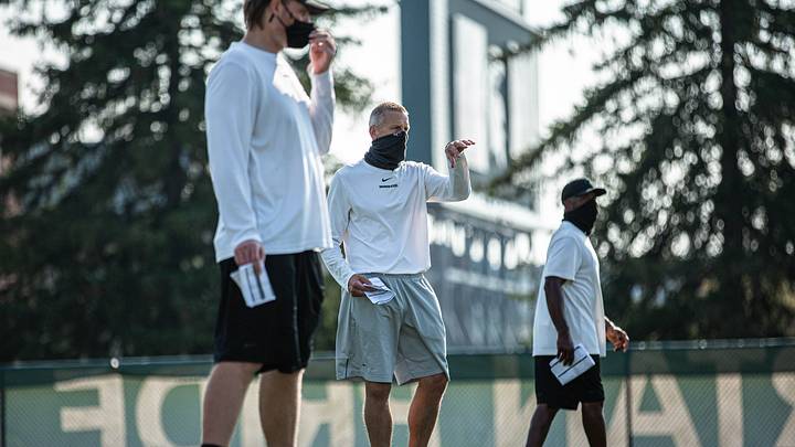 Michigan State OC Jay Johnson on the QB Competition