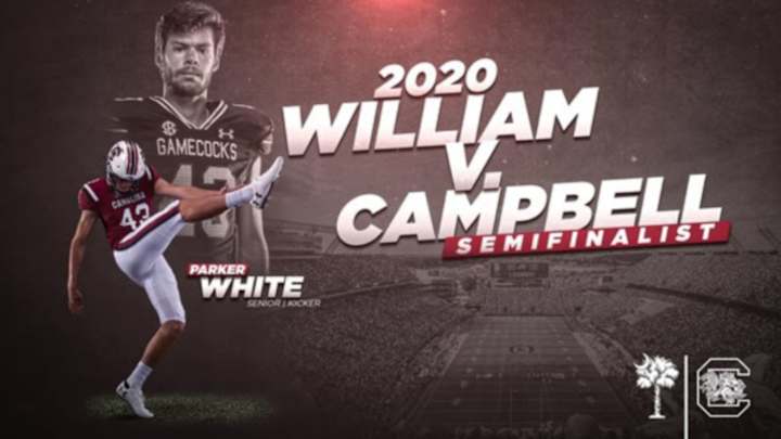 Parker White Nominated for Campbell Trophy Parker White Nominated for Campbell Trophy