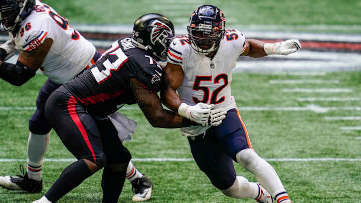 Injury Report: Khalil Mack, Josh Woods Questionable; Sherrick McManis Doubtful