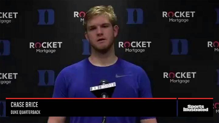 Chase Brice Discusses Duke's Loss to Virginia Tech Chase Brice Discusses Duke's Loss to Virginia Tech