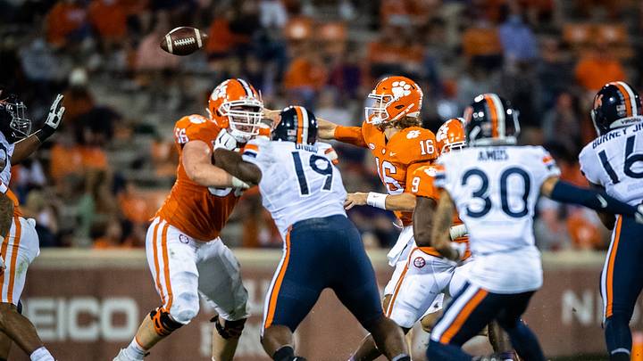Tony Elliott Pleased With Offensive Line's Performance Against Virginia Tony Elliott Pleased With Offensive Line's Performance Against Virginia
