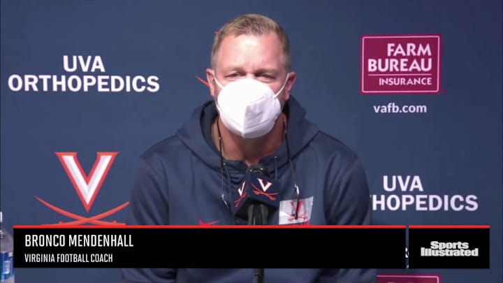 Virginia's Bronco Mendenhall Previews Wolfpack