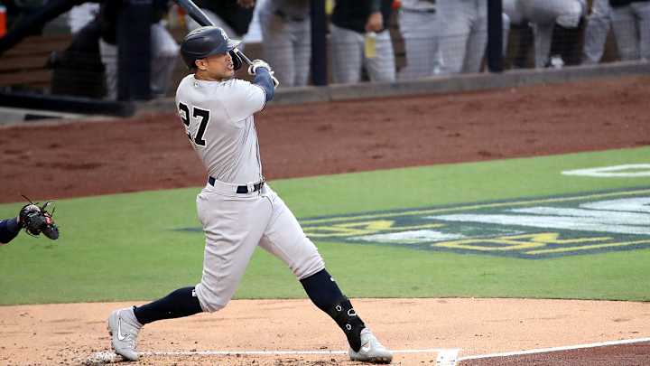 Yankees' Giancarlo Stanton Smashes Hardest-Hit Postseason HR Since 2015