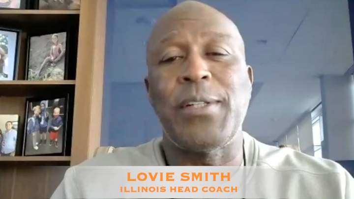 VIDEO: Illinois Head Coach Lovie Smith - Training Camp Day 7