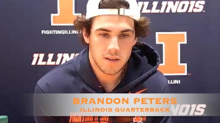 VIDEO: Illinois QB Brandon Peters - Training Camp Day 8