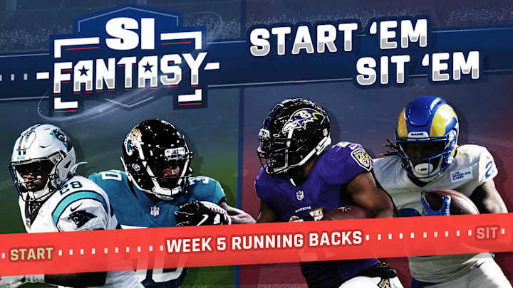 Fantasy Football Start 'Em, Sit 'Em: Week 5 Running Backs