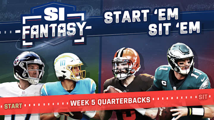 Fantasy Football Start 'Em, Sit 'Em: Week 5 Quarterbacks