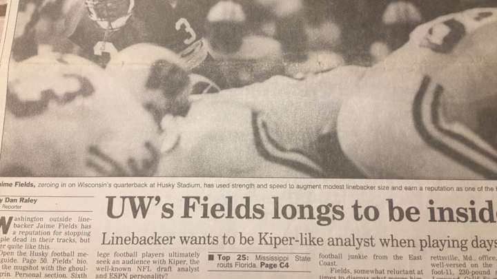 Road to 1991 Perfection: Fraley's Husky Teammate was a Fields of Dreams