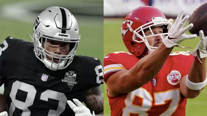 Tight end Darren Waller vs. Tight end Travis Kelce