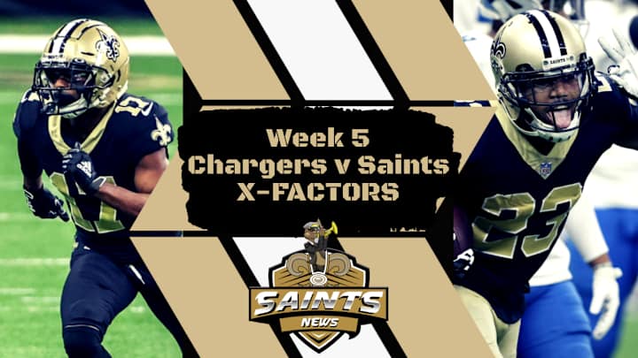 Saints X-Factors in Week 5