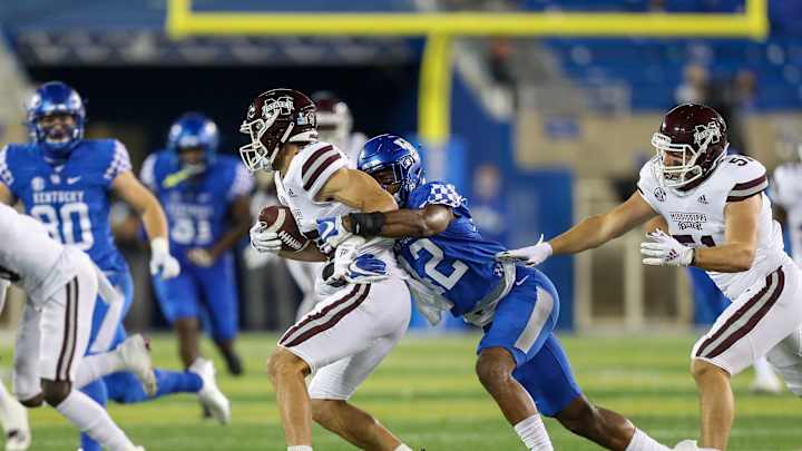 WATCH: Mississippi State wide receiver Austin Williams discusses offense's performance in loss at Kentucky