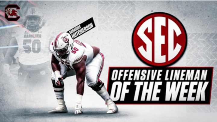 Hutcherson Named SEC Offensive Lineman Of The Week Hutcherson Named SEC Offensive Lineman Of The Week