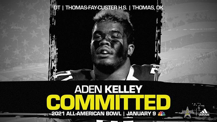 Aden Kelley Earns All-American Honors; Will Play In AA Game On January 9th