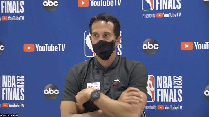 Miami Heat Coach Erik Spoelstra on Goran Dragic's Toughness