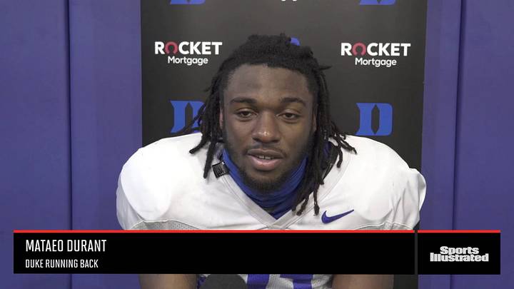 Duke's Mataeo Durant on the Running Game Duke's Mataeo Durant on the Running Game