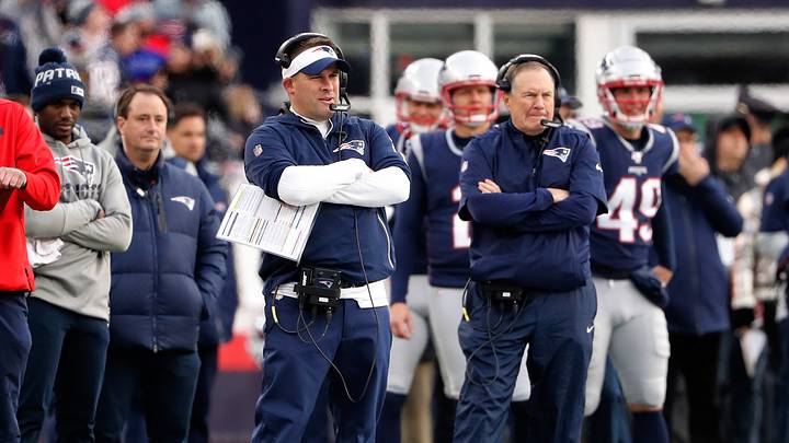 Josh McDaniels Among Vegas' Favorites To Land Falcons, Texans Head-Coaching Gigs Josh McDaniels Among Vegas' Favorites To Land Falcons, Texans Head-Coaching Gigs